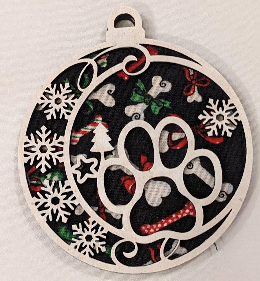 Dog Paw Ornament