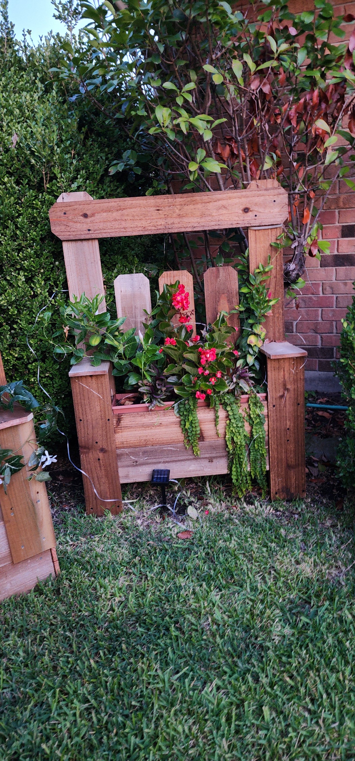 Rustic Cedar Planter **DEPOSIT ONLY** | Custom Cedar Garden Planter with Optional Sign