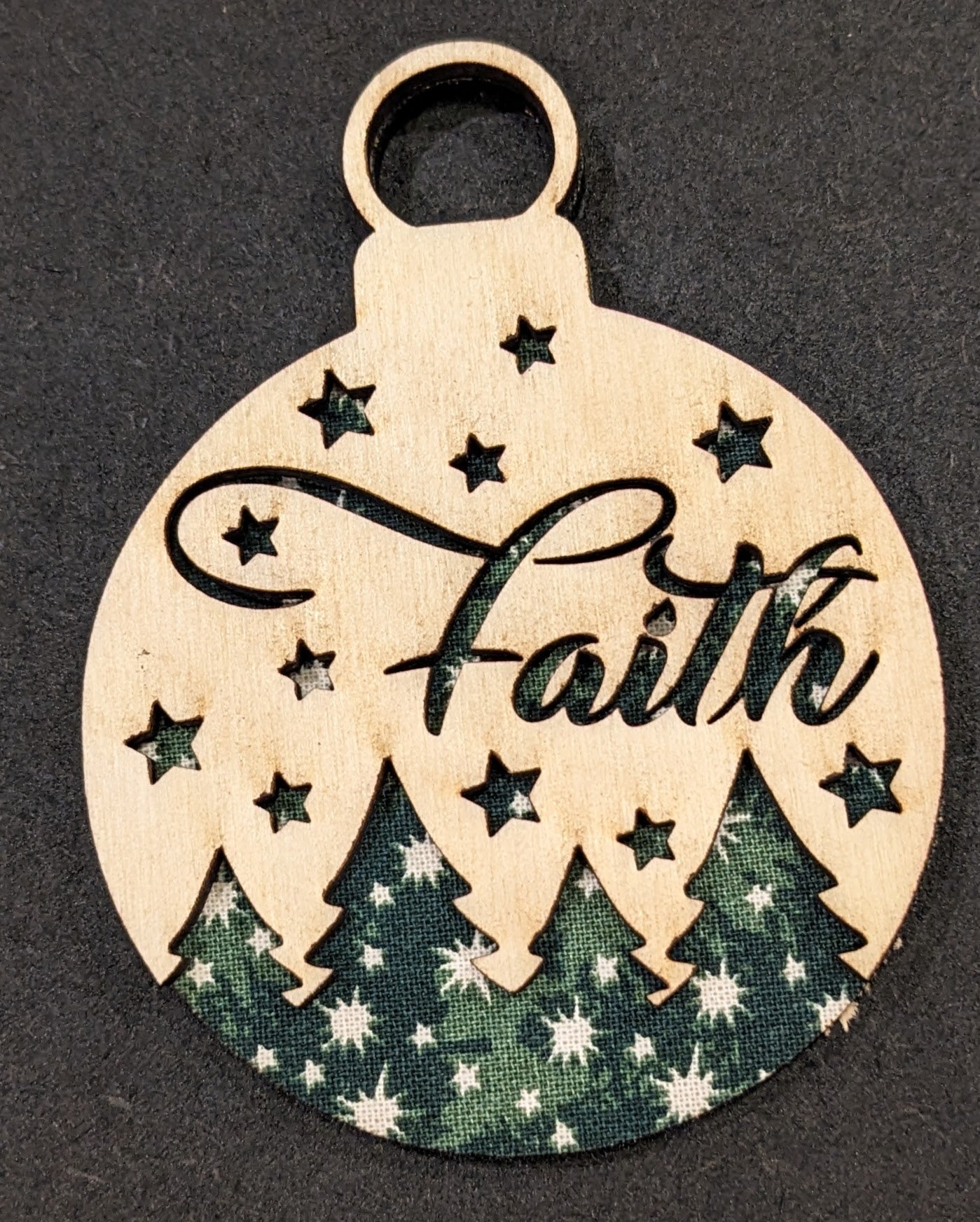 Ornament - Faith Pine Tree